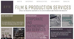 Desktop Screenshot of kpmfilm.com