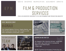 Tablet Screenshot of kpmfilm.com